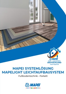 MAPEI Systemlösung Mapelight Leichtaufbau-System